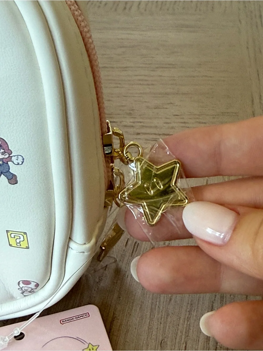 Super Mario Brothers Square Cosmetic/ Stationary Bag Nintendo Store Japan NWT